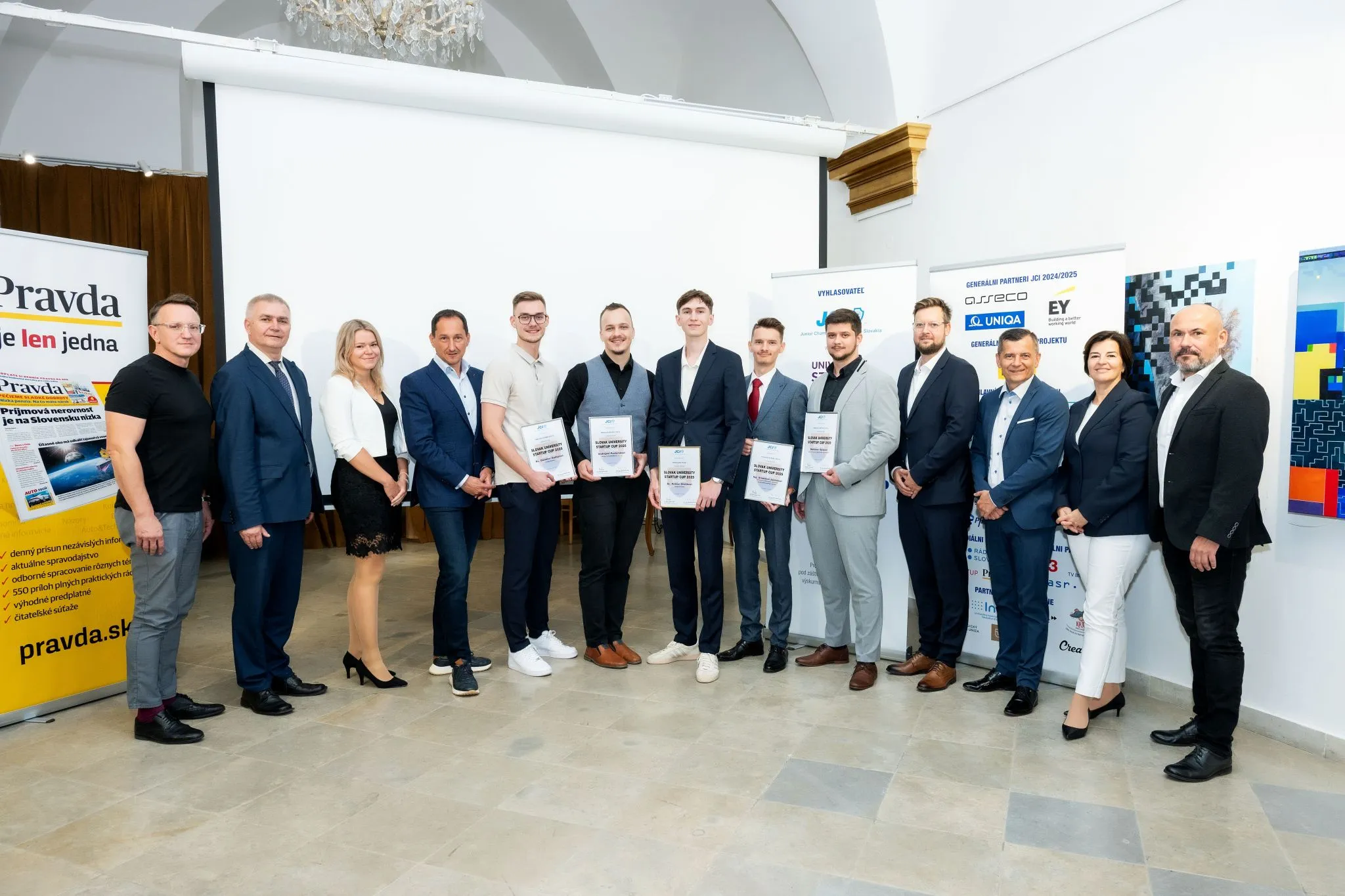 Vsetci finalisti Slovak University Startup Cup 2025